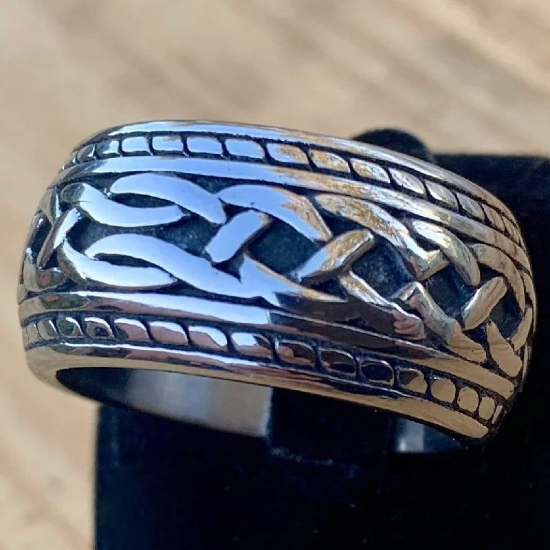 Sanity's Band Collection - "Viking Celtic" Ring - Silver - R98