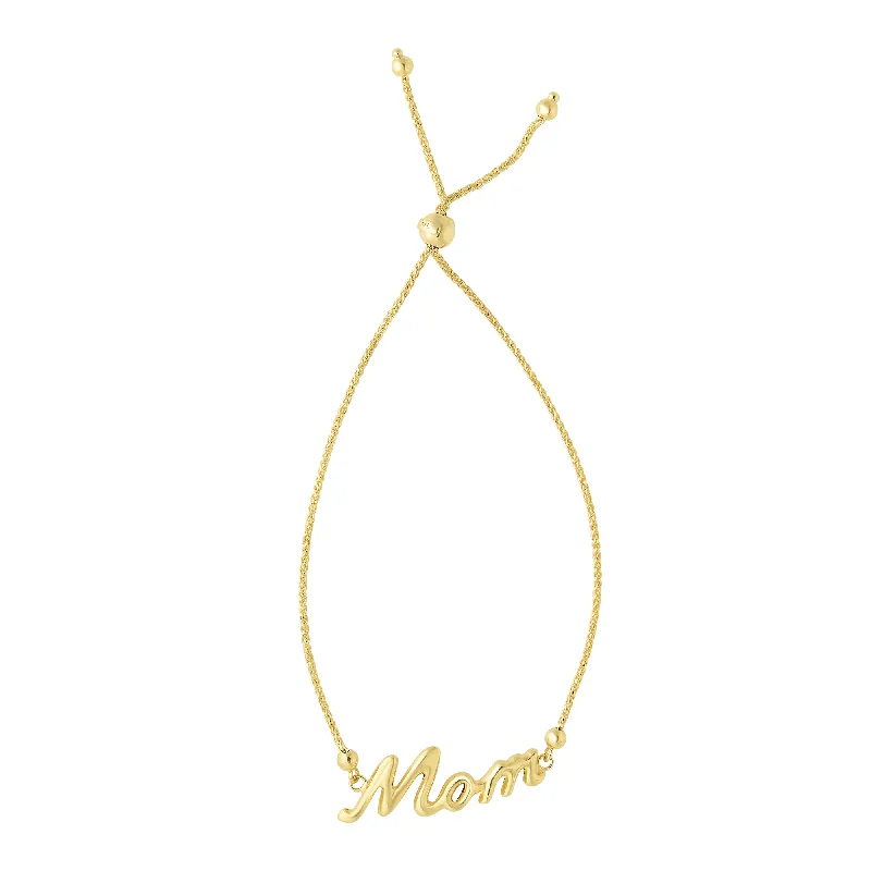 14K Gold Mom Friendship Bracelet