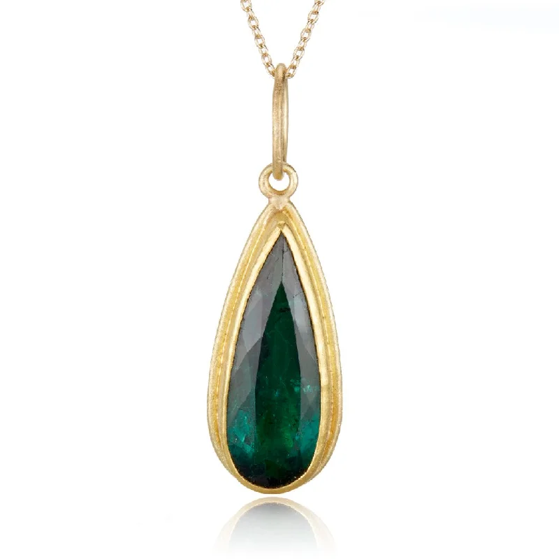 Green Tourmaline Pendant